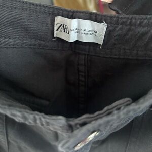 Zara dark gray cargo pants size 6 never worn
